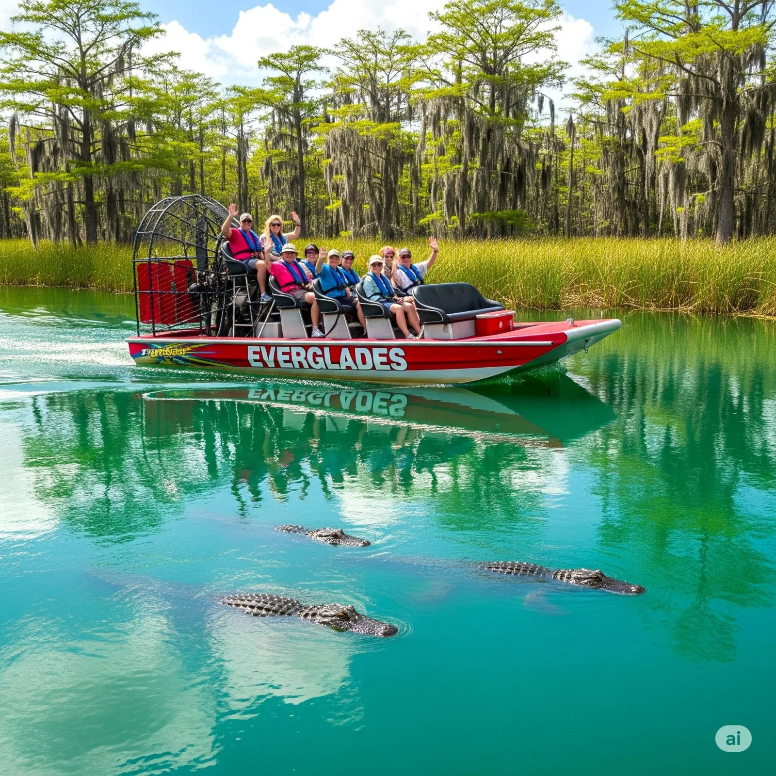 Miami: Everglades Airboat Alligator Tour & free pick-up